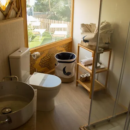 Yurta Glamping San Leone & Casa Baia Blu Couette-café