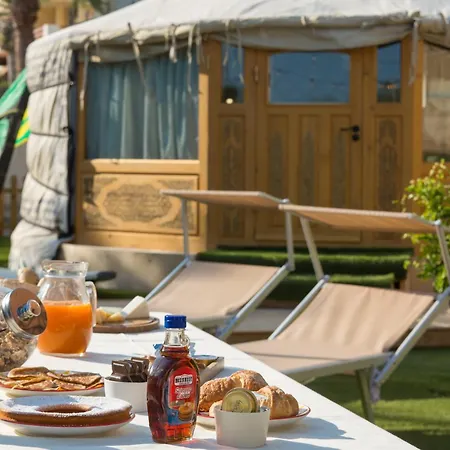 Yurta Glamping San Leone & Casa Baia Blu Couette-café Agrigente