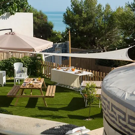 Yurta Glamping San Leone & Casa Baia Blu Couette-café Agrigente